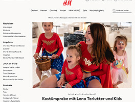 H&M - Kostümprobe mit Lena Terlutter und Kids