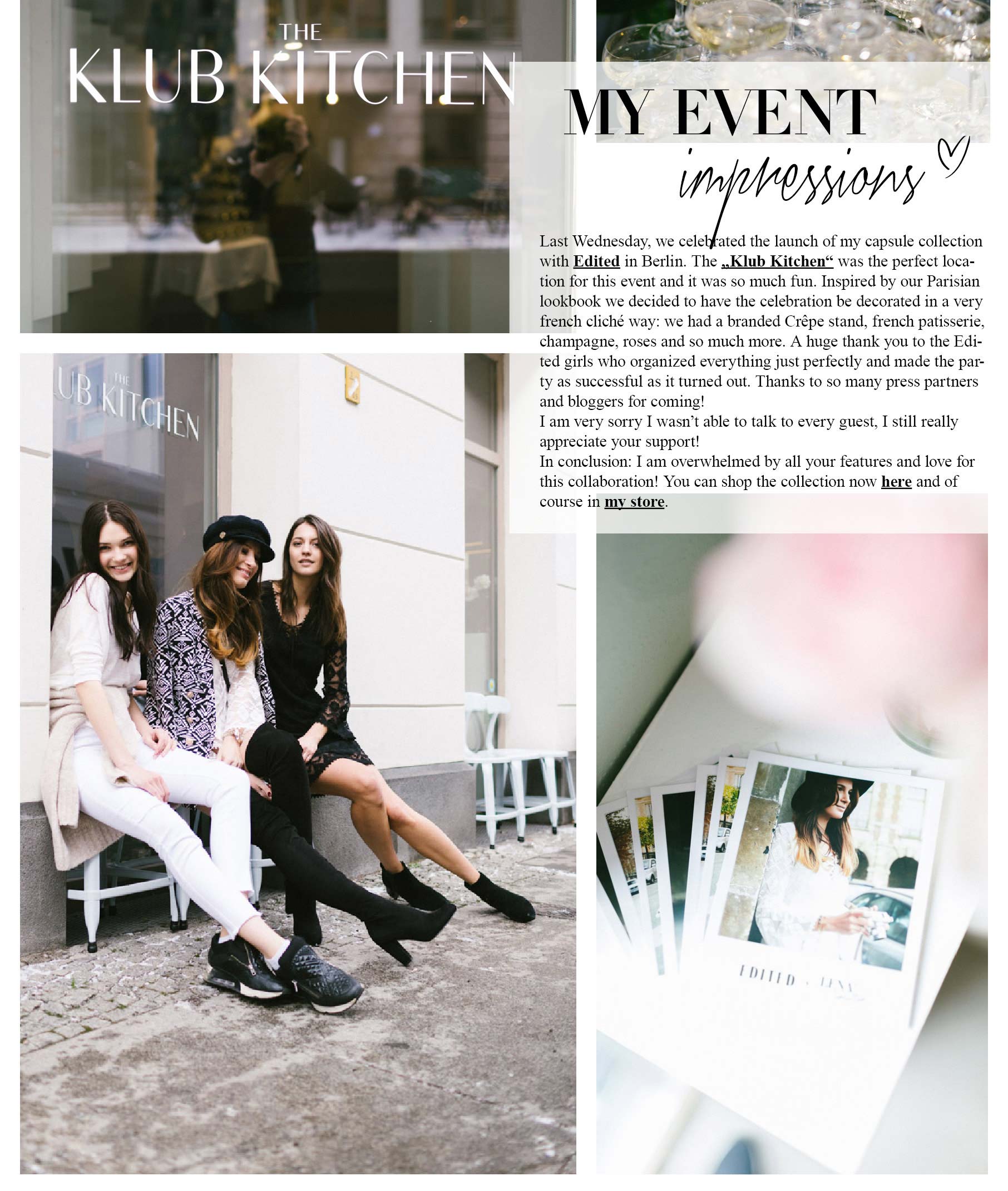 edited x lena collection launch