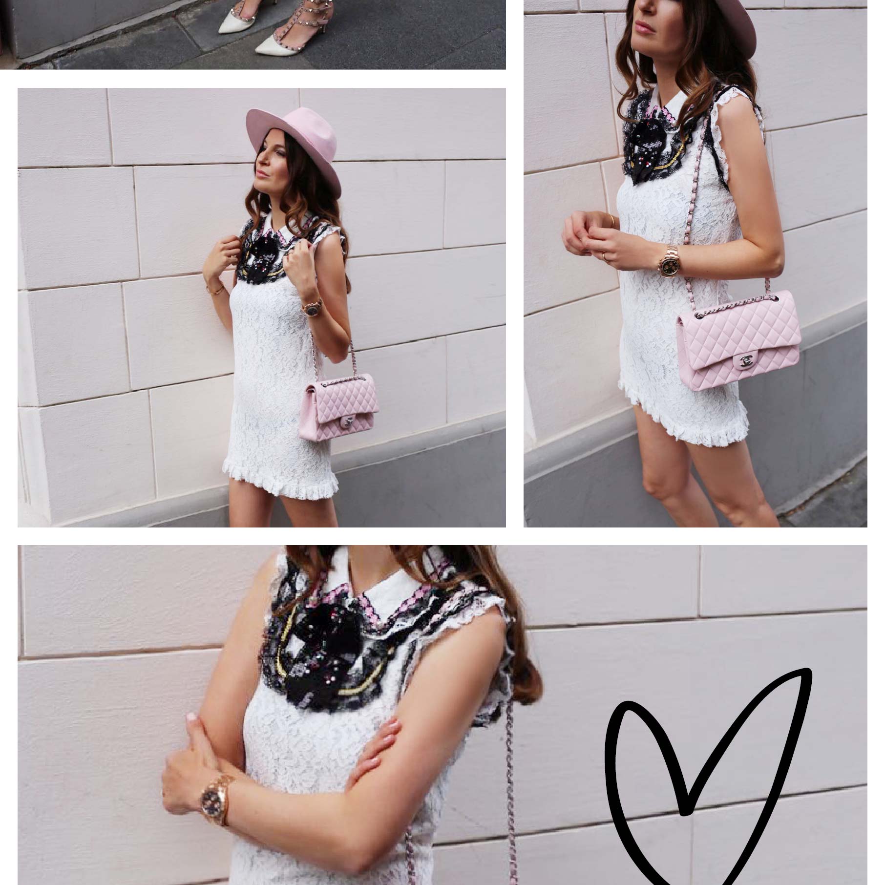 Shop The Look Pink And White Lena Terlutter
