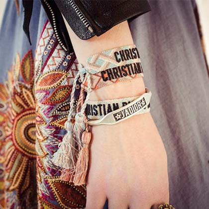 Dior Cruise Woven Bracelets